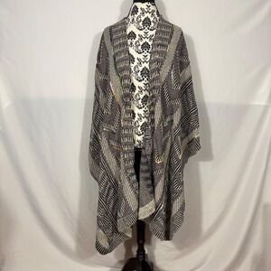 Ecote Urban Outfitters Geometric Knit Cardigan Sweater Oversized Boho